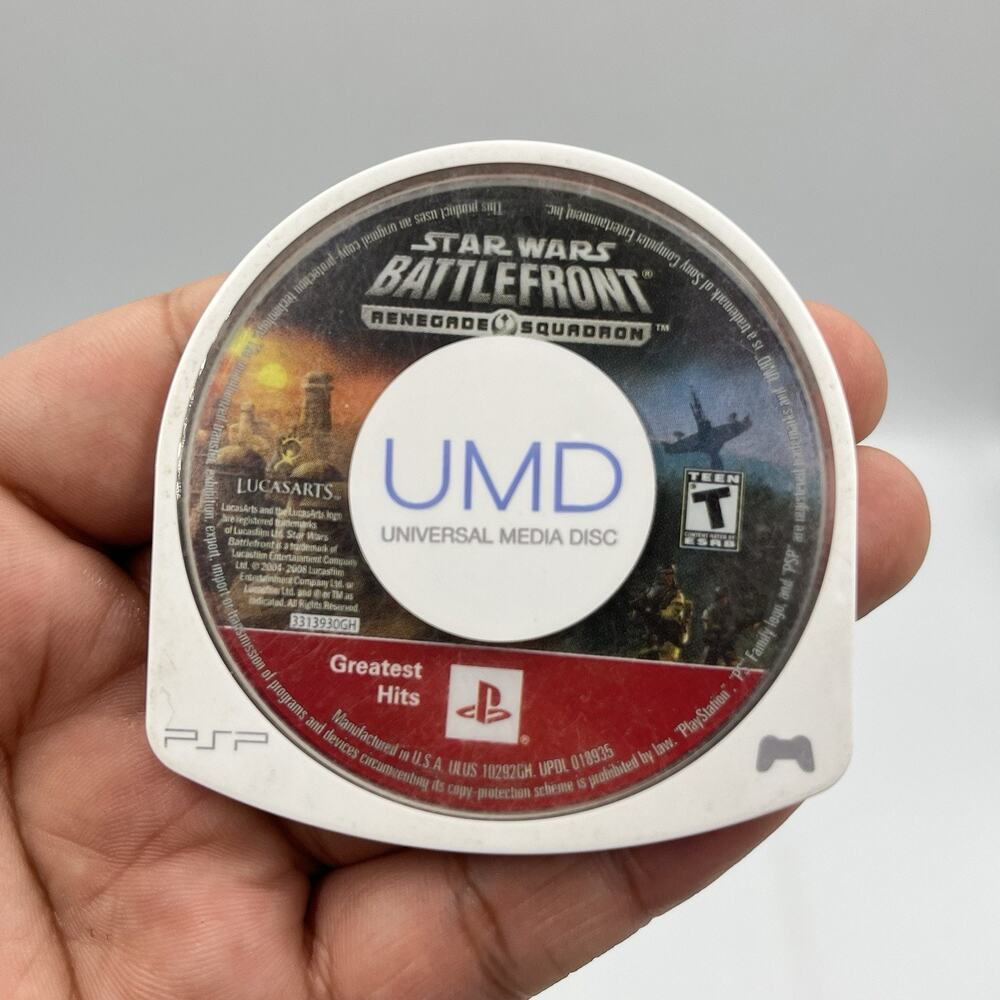 Star Wars Battlefront Renegade Squadron Greatest (Sony PSP) Disc Only - Tested